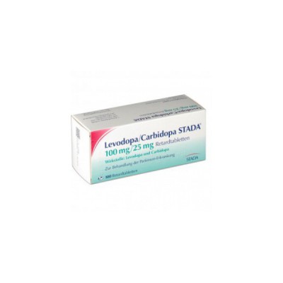 Фото препарата Леводопа Карбидопа levodopa Carbidopa 100мг/25мг 100 таблеток  